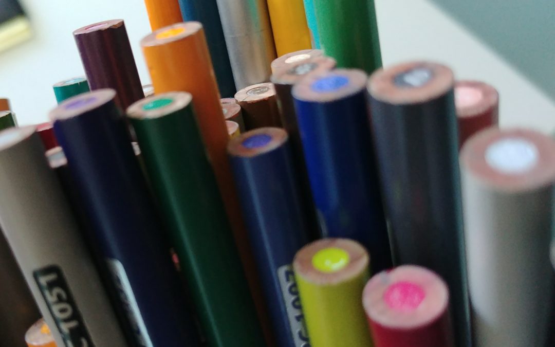 Family Art Day: Pencil Crayon Frames